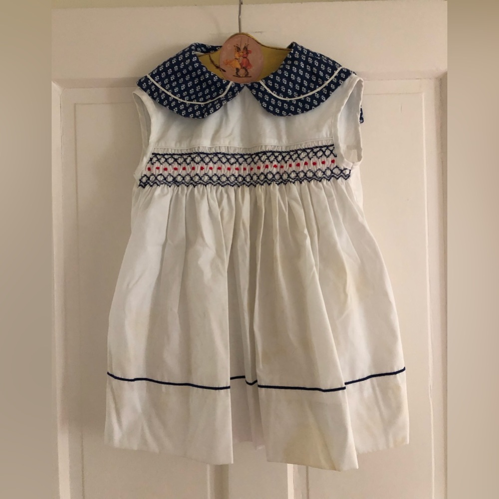 Vintage size 5 girls sailor dress